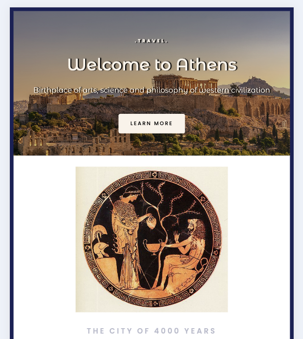 Welcome to Athens - travel tips website